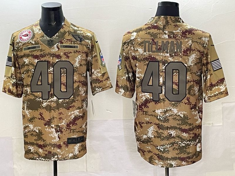 Men Arizona Cardinals #40 Tillman Camo 2025 Nike Limited NFL Jersey 01